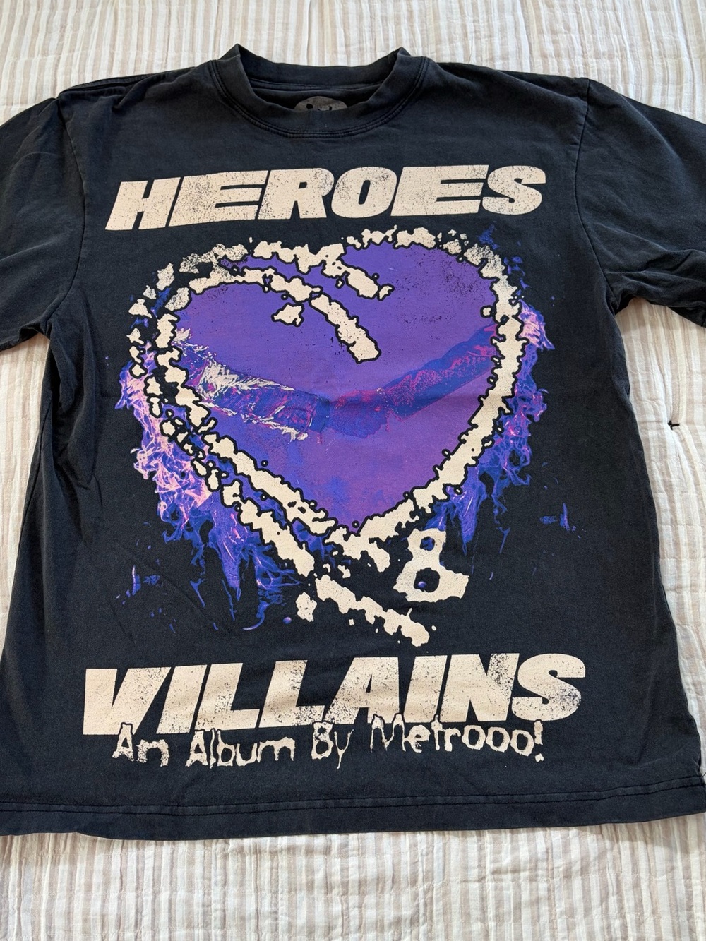 Metro Boomin Heroes and Villains Hip-Hop Oversized T-Shirt Size Small